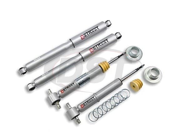 Street Performance Front and Rear Shock Absorber Set