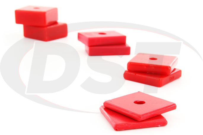 square polyurethane isolator pads