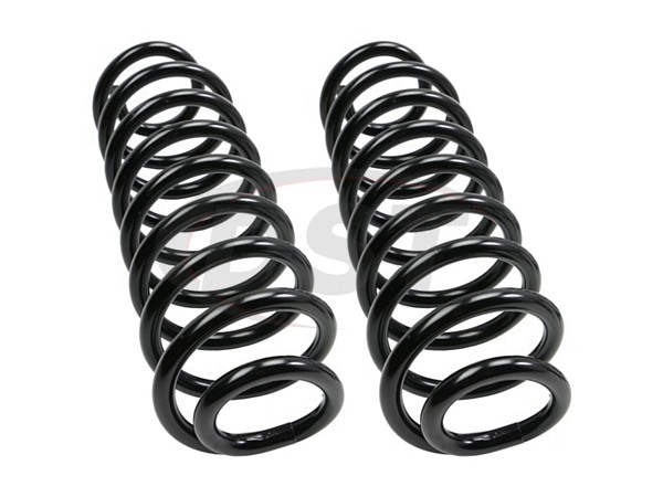Coil Spring Set Rear Compatible with Volkswagon Gold Jetta 