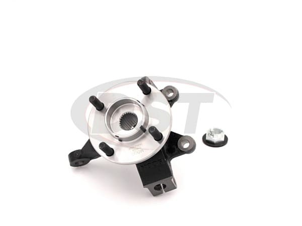 Complete Front Steering Knuckle Assembly - Driver Side