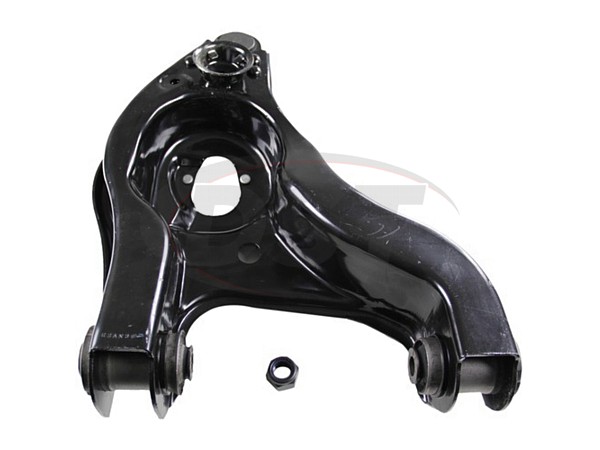 moog-rk621264 Front Lower Control Arm and Ball Joint Assembly - Passenger Side - 8 Lug Wheels
