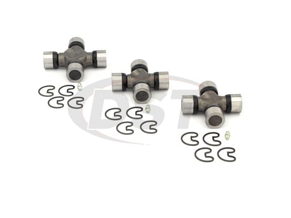 U Joint Package - Chevrolet Express and GMC Savana 3500 2WD 06-10 (Commercial Cutaway Only) - With Aluminum Driveshaft for the Chevrolet Express 3500
