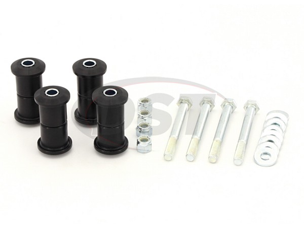 Front Greaseable Shackle Bushings and Hardware Kit