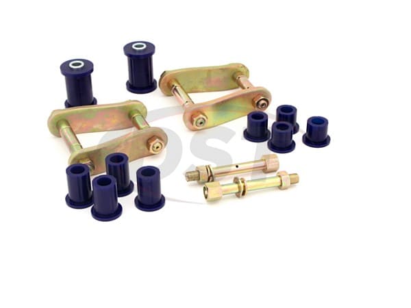 Rear Greaseable Shackle Bushings and Hardware Kit