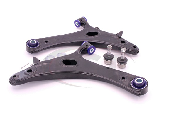 Front Lower Control Arm Set with SuperPro Bushings