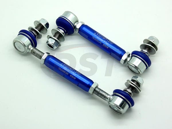 Rear Sway Bar End Link Kit - Adjustable 140-185mm - 10mm Ball Joint End