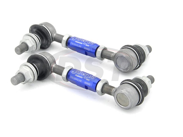 Front Sway Bar End Link Kit - Adjustable 125-145mm - 12mm Ball Joint End