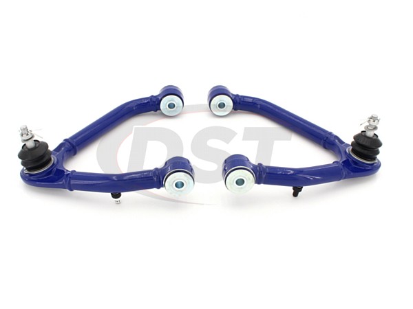 Front Upper Steel Control Arm Set - Fixed Offset