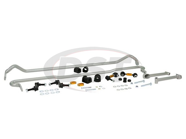 Front and Rear Sway Bar and Endlink Kit - 24mm Front - 24mm Rear - 4 Cyl
