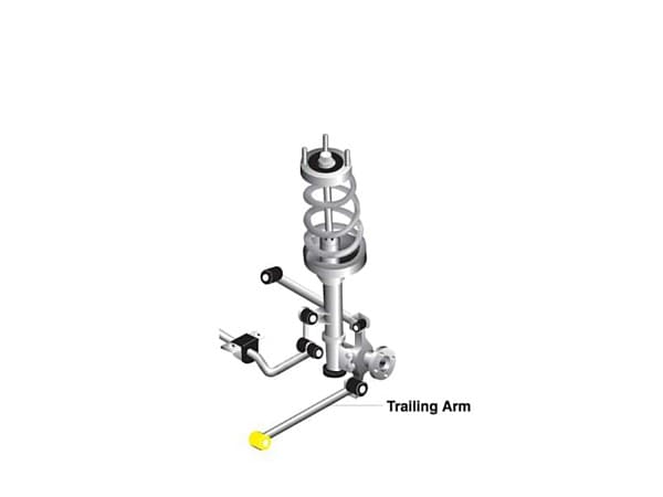w0568 Rear Trailing Arm Bushings - Lower Front Position