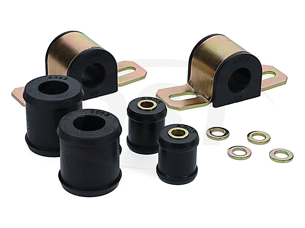 Rear Sway Bar and End Link Bushings - 22.22mm (0.75 inch) - 1 Bolt Clamp Style