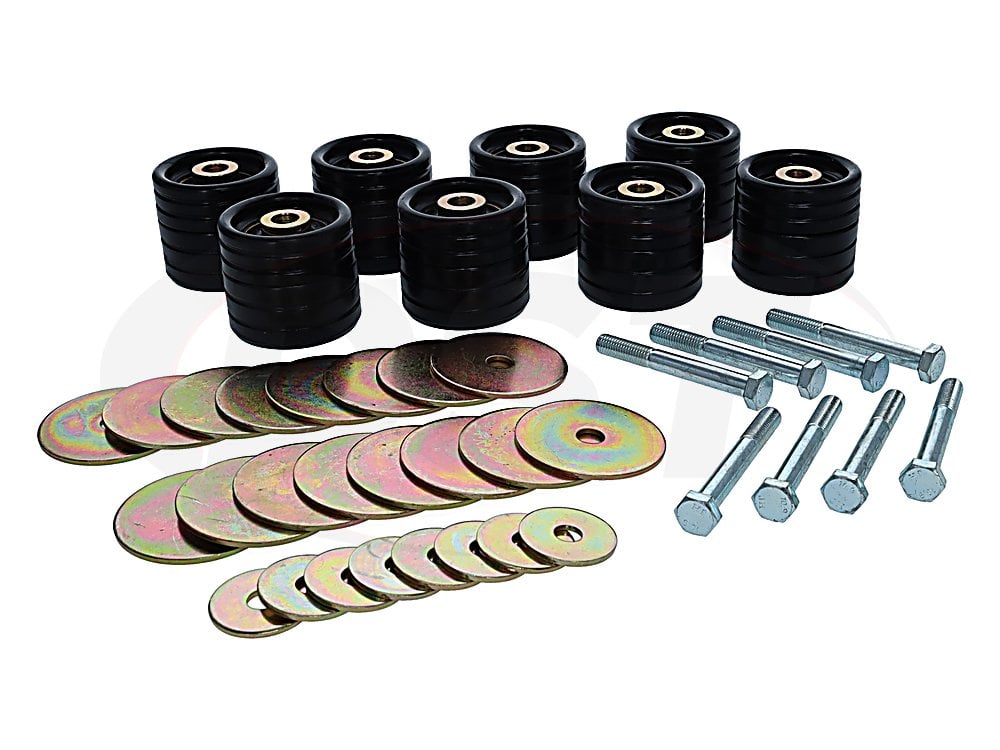 Body Mount Bushings Kit and Hardware - Extended Cab