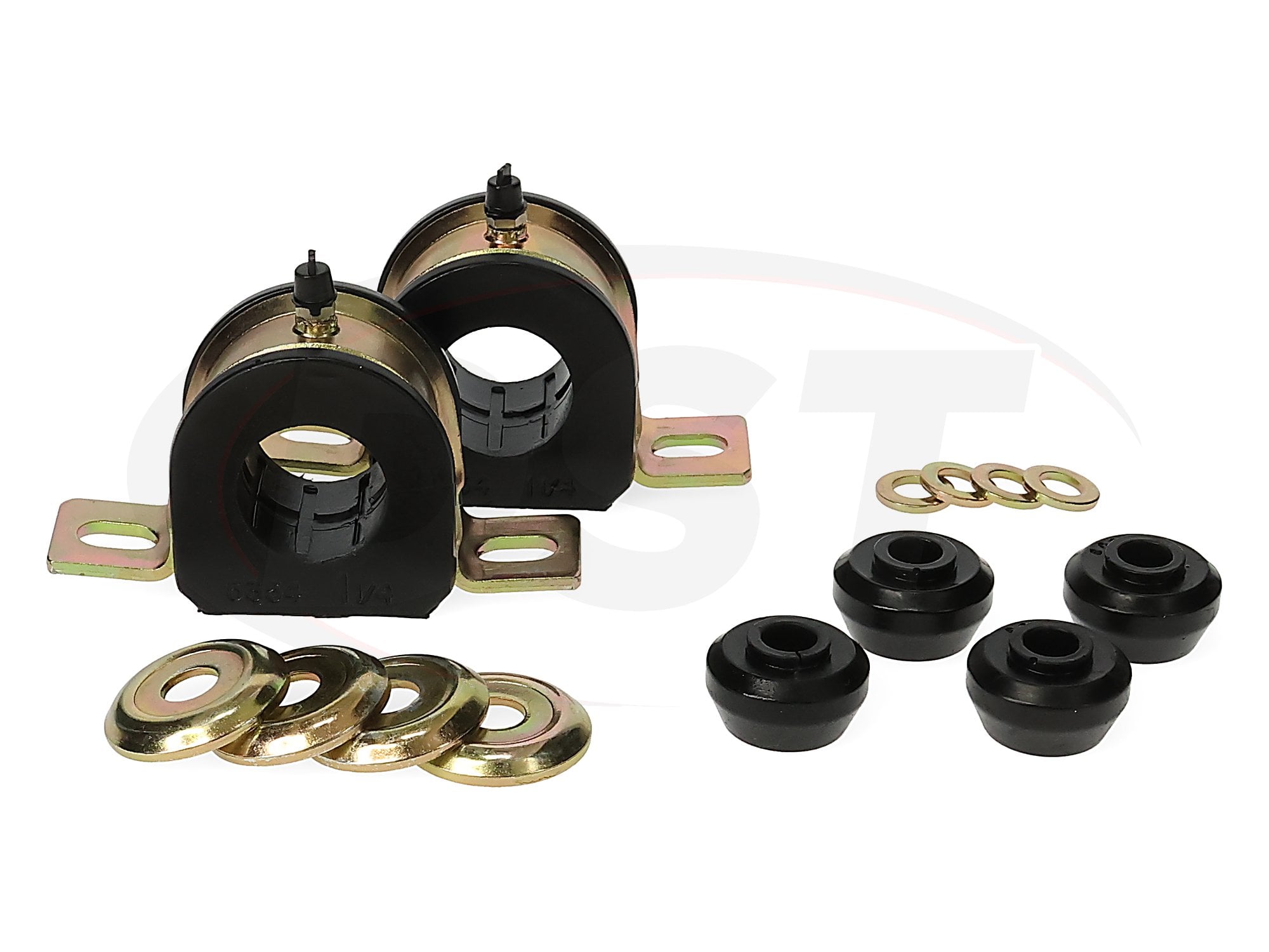 Complete Front Sway Bar Bushings and End Links Set - Greasable-32MM (1.25 inch)