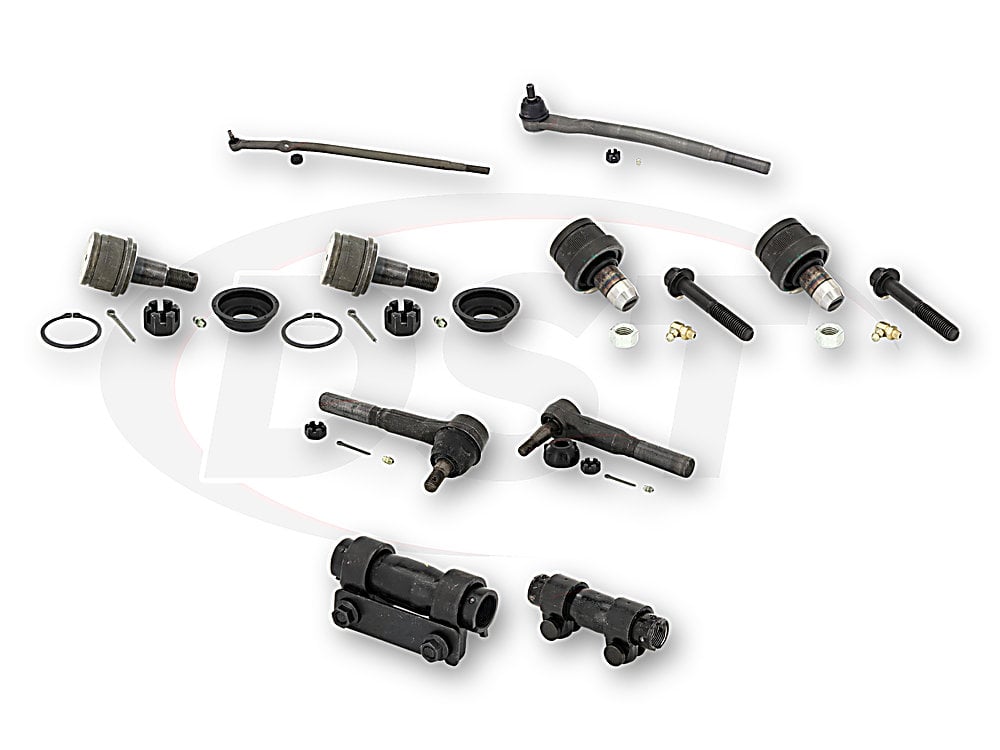 Front End Steering Rebuild Package Kit - Twin I Beam Axle