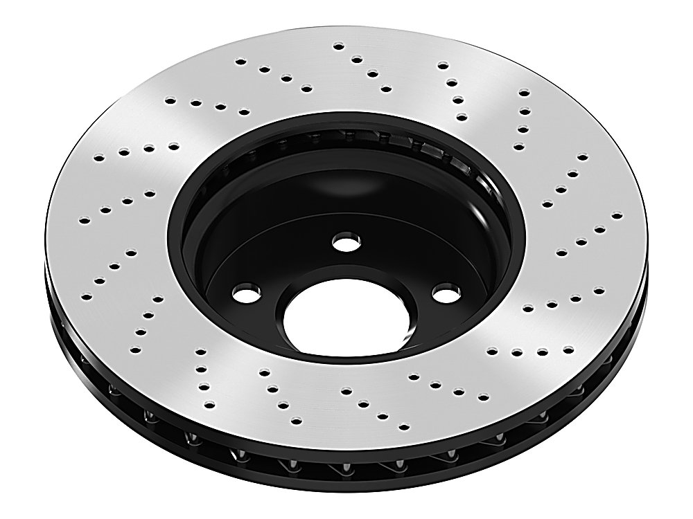 Front Brake Rotor - 5-Lug - Standard for the Mercedes Benz C300