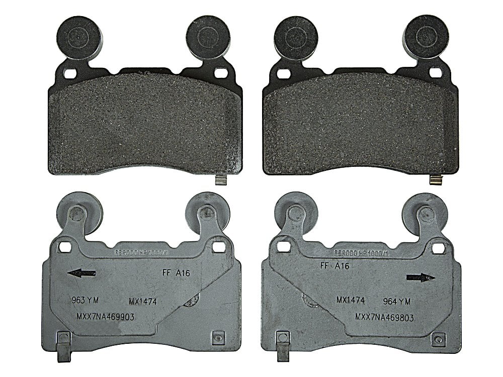 Front Brake Pads - Semi-Metallic - ThermoQuiet