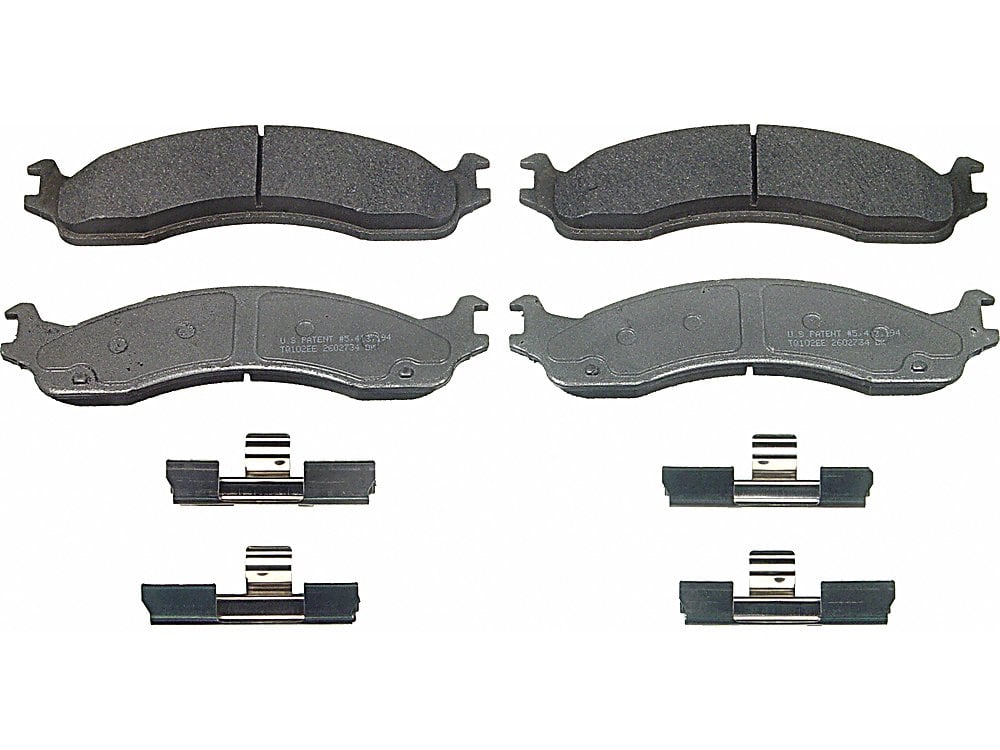 Front Brake Pads - Semi-Metallic - ThermoQuiet for the Ford E250