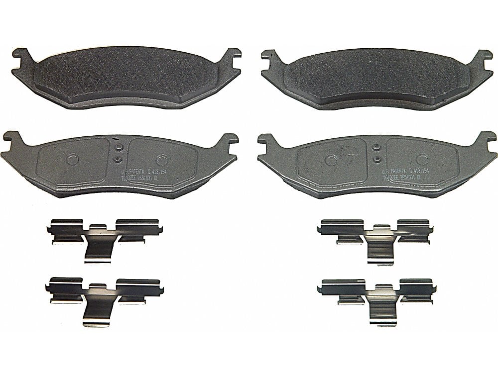 Rear Brake Pads - Semi-Metallic - ThermoQuiet