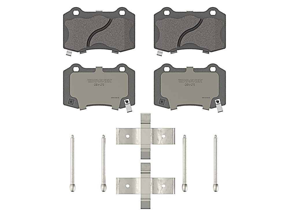 Rear Brake Pads - w/ Mech. Sensor - OEX for the Jeep Grand Cherokee