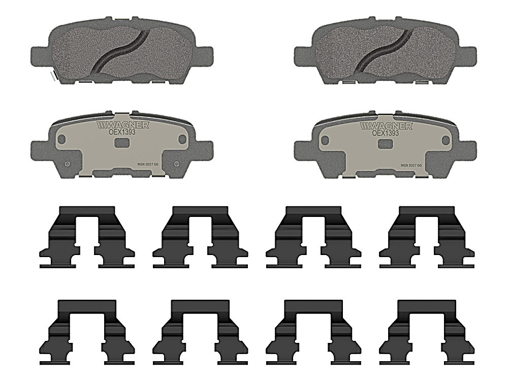 Rear Brake Pads - Vented Rotor - OEX