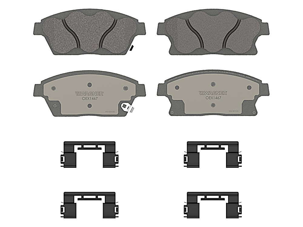 Front Brake Pads - Ceramic - OEX