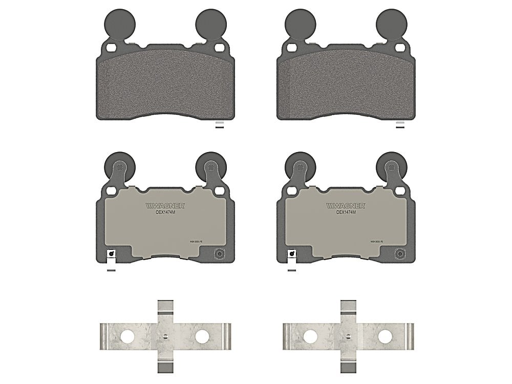 Front Brake Pads - Semi-Metallic - OEX