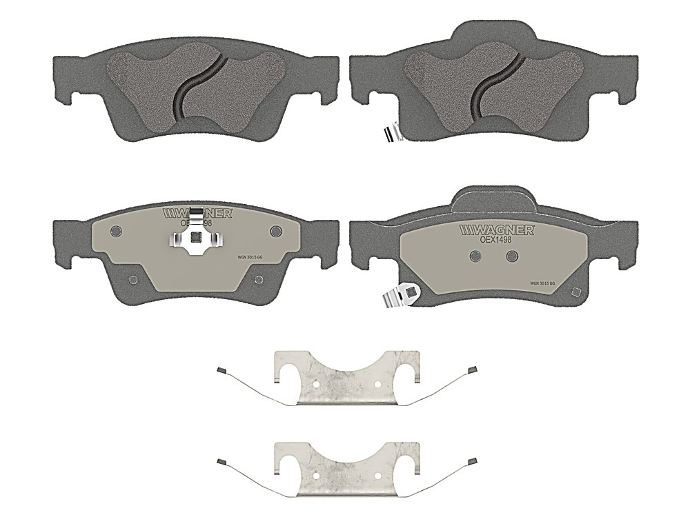 Rear Brake Pads - Ceramic - OEX for the Jeep Grand Cherokee