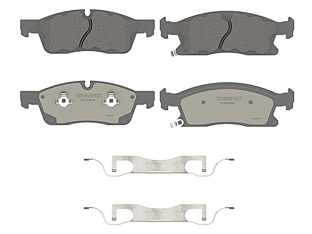 Front Brake Pads - Semi-Metallic - OEX for the Jeep Grand Cherokee