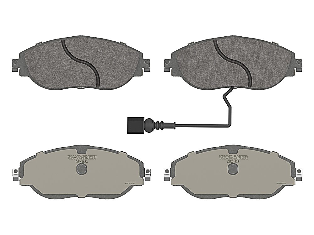 Front Brake Pads - w/ Wear Sensor - OEX