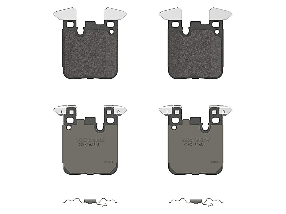 Rear Brake Pads - Semi-Metallic - OEX
