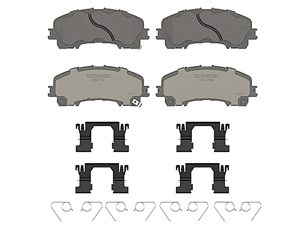 Front Brake Pads - Ceramic - OEX