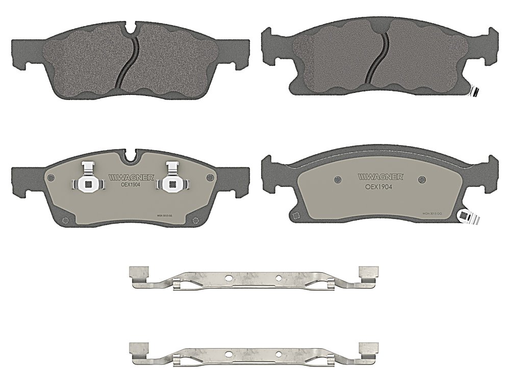 Front Brake Pads - Ceramic - OEX for the Jeep Grand Cherokee