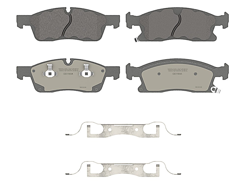 Front Brake Pads - Ceramic - OEX for the Jeep Grand Cherokee