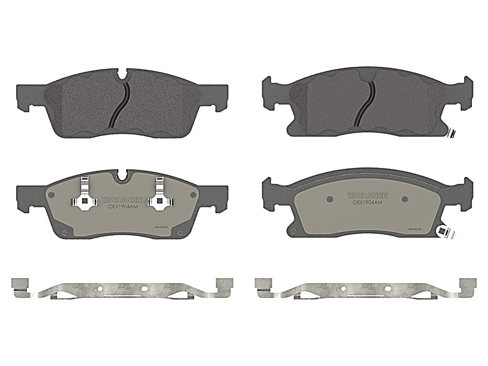 Front Brake Pads - Semi-Metallic - OEX for the Jeep Grand Cherokee