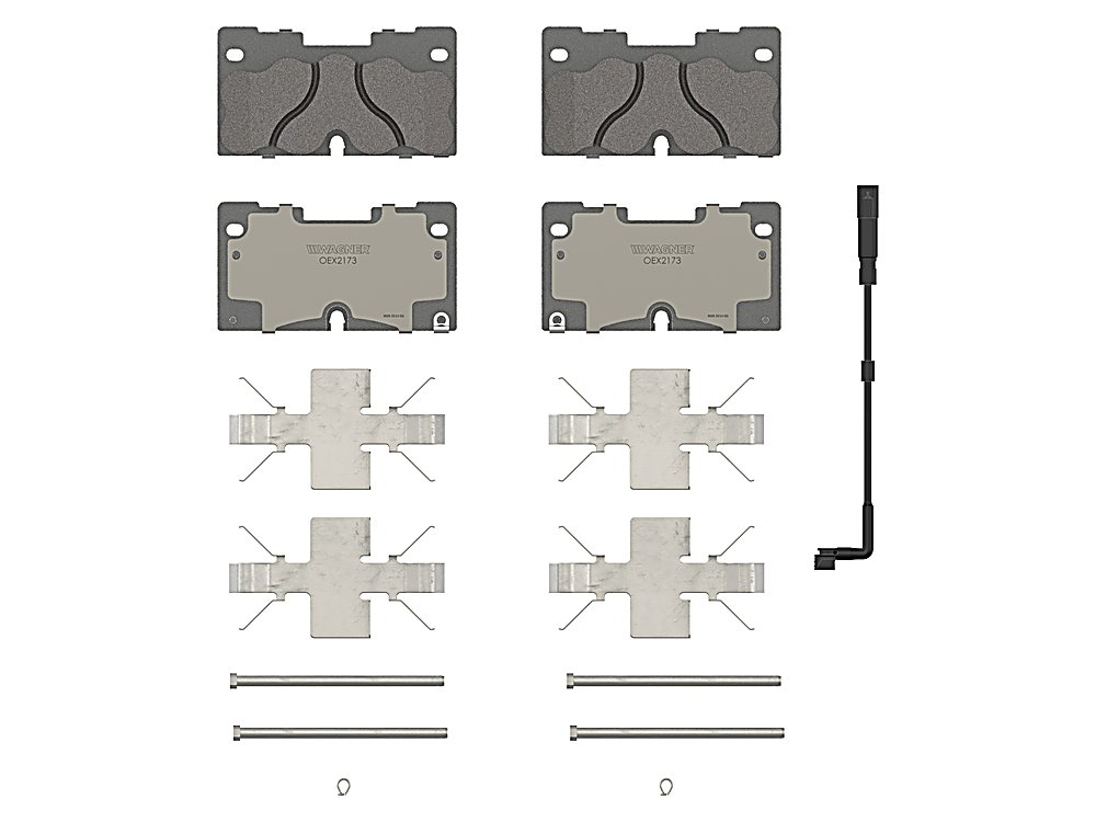 Front Brake Pads - OEX for the Chevrolet Tahoe