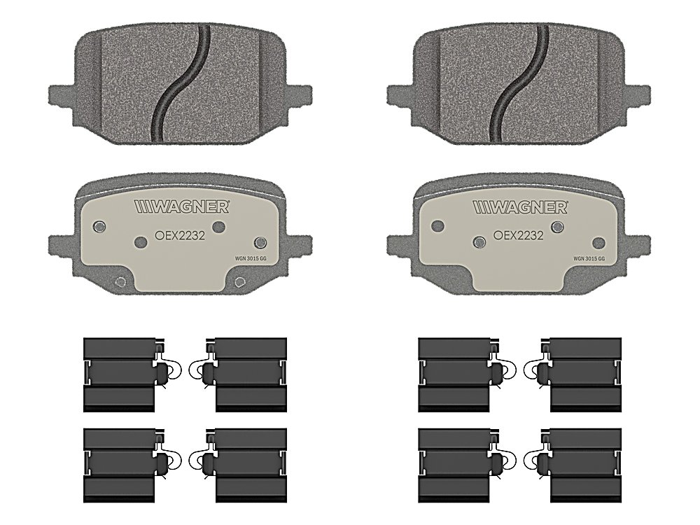 Rear Brake Pads - Ceramic - OEX