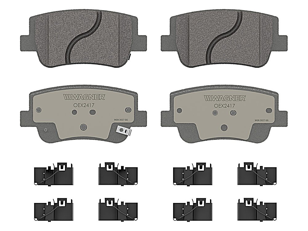 Rear Brake Pads - OEX for the Hyundai Sonata