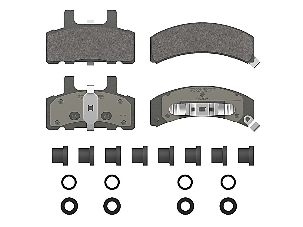 Front Brake Pads - Semi-Metallic - OEX