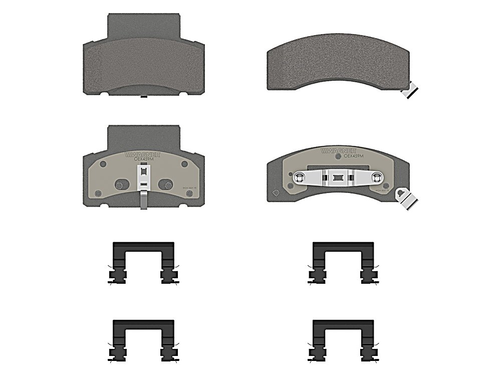 Front Brake Pads - OEX for the Chevrolet Express 3500