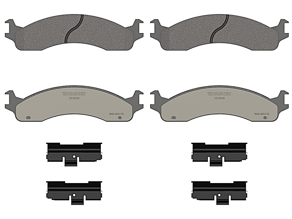 Front Brake Pads - OEX for the Ford E250