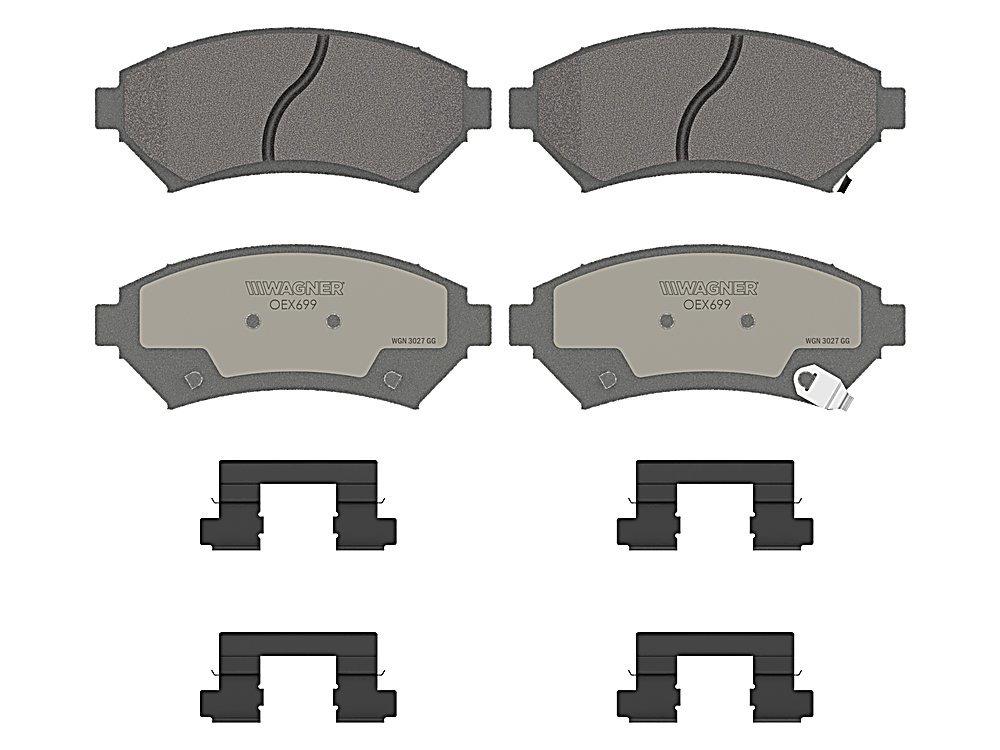 Front Brake Pads - Ceramic - OEX