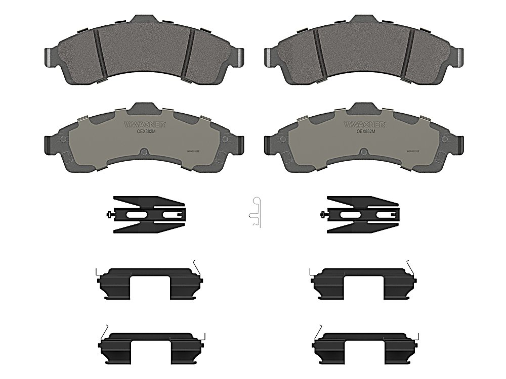 Front Brake Pads - Semi-Metallic - OEX for the Chevrolet Ssr