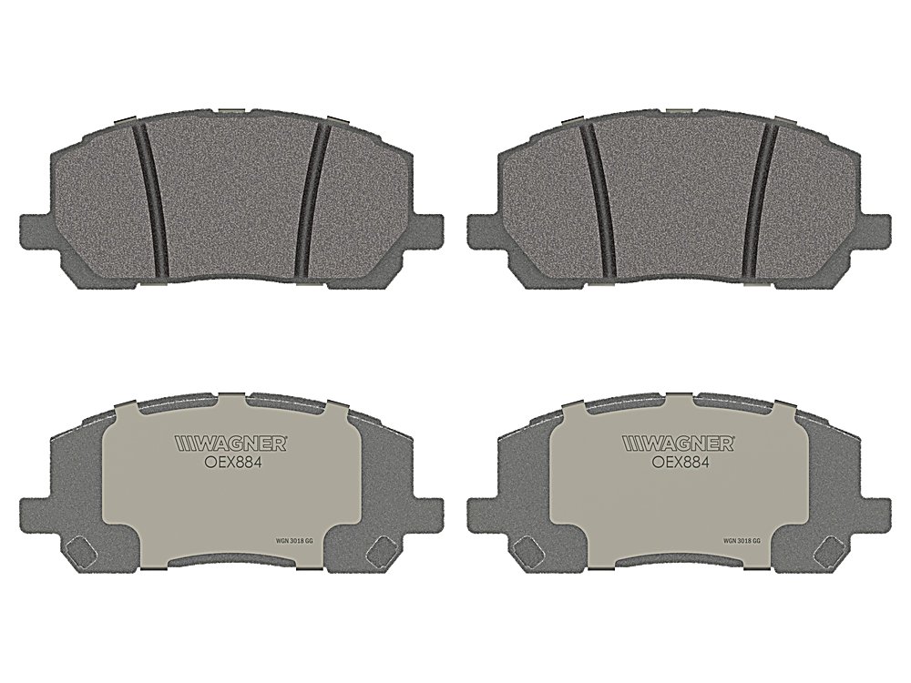 Front Brake Pads - OEX for the Toyota Highlander