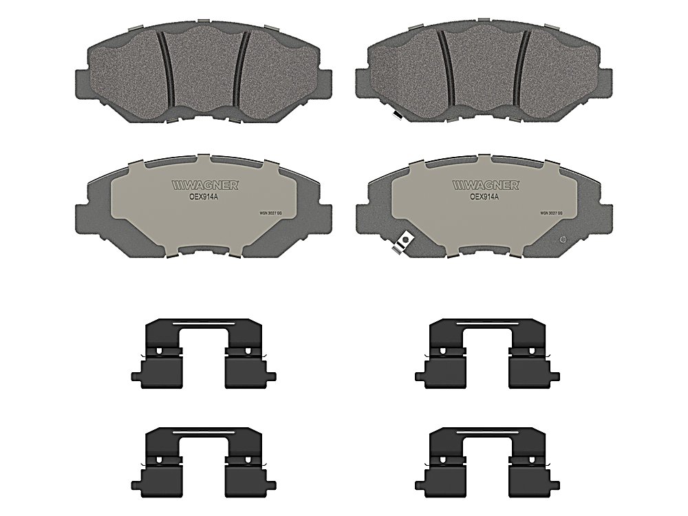 Front Brake Pads - Ceramic - OEX