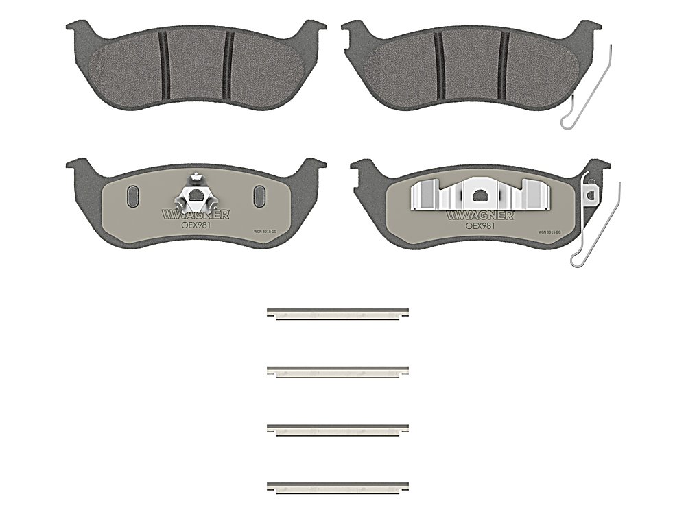 Rear Brake Pads - OEX