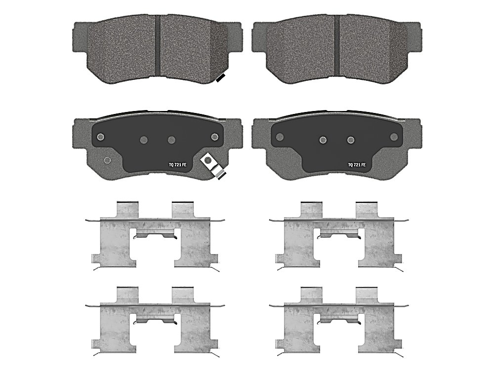 Rear Brake Pads - ThermoQuiet for the Hyundai Sonata
