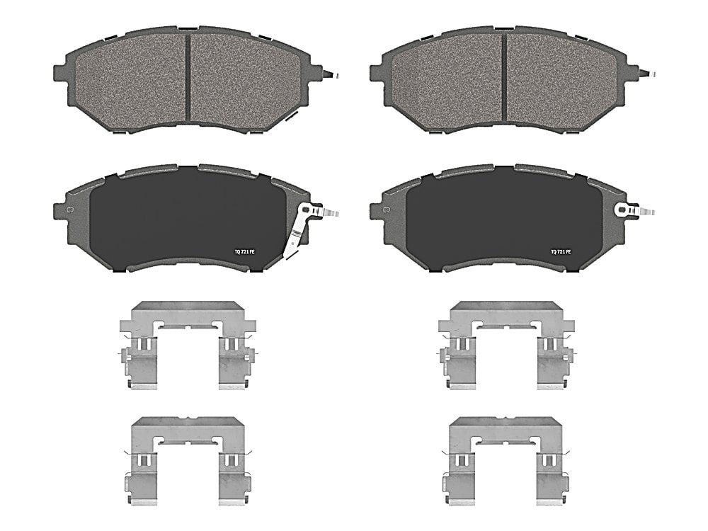 Front Brake Pads - Ceramic - ThermoQuiet
