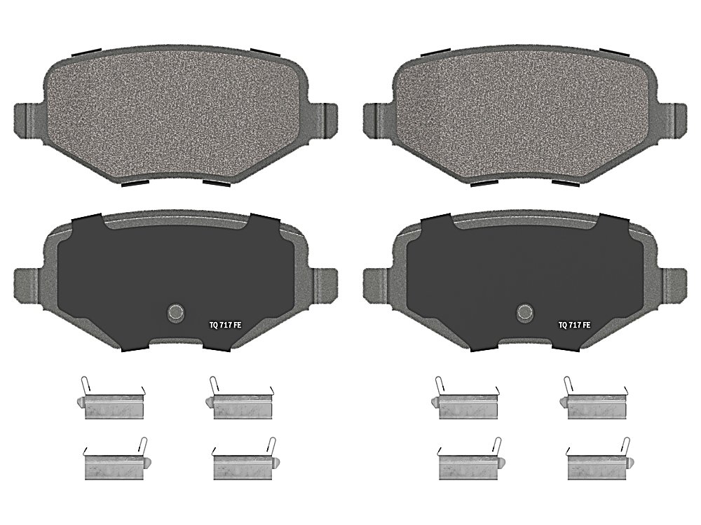 Rear Brake Pads - ThermoQuiet for the Ford Explorer