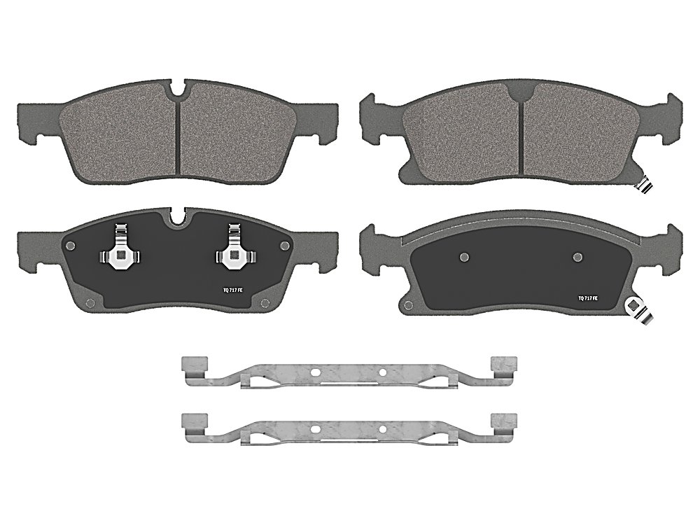 Front Brake Pads - Ceramic - ThermoQuiet for the Jeep Grand Cherokee
