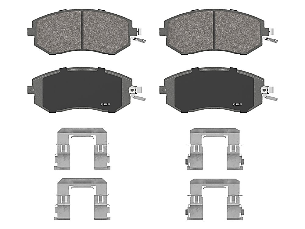 Front Brake Pads - Ceramic - ThermoQuiet